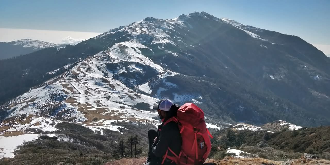 beautiful view during the pikey peak trek